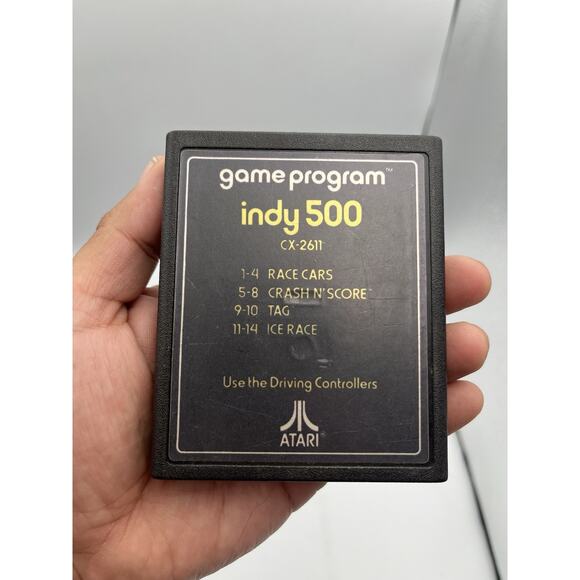 Indy 500 Vintage Atari 2600 Game Cartridge - Picture 1 of 4